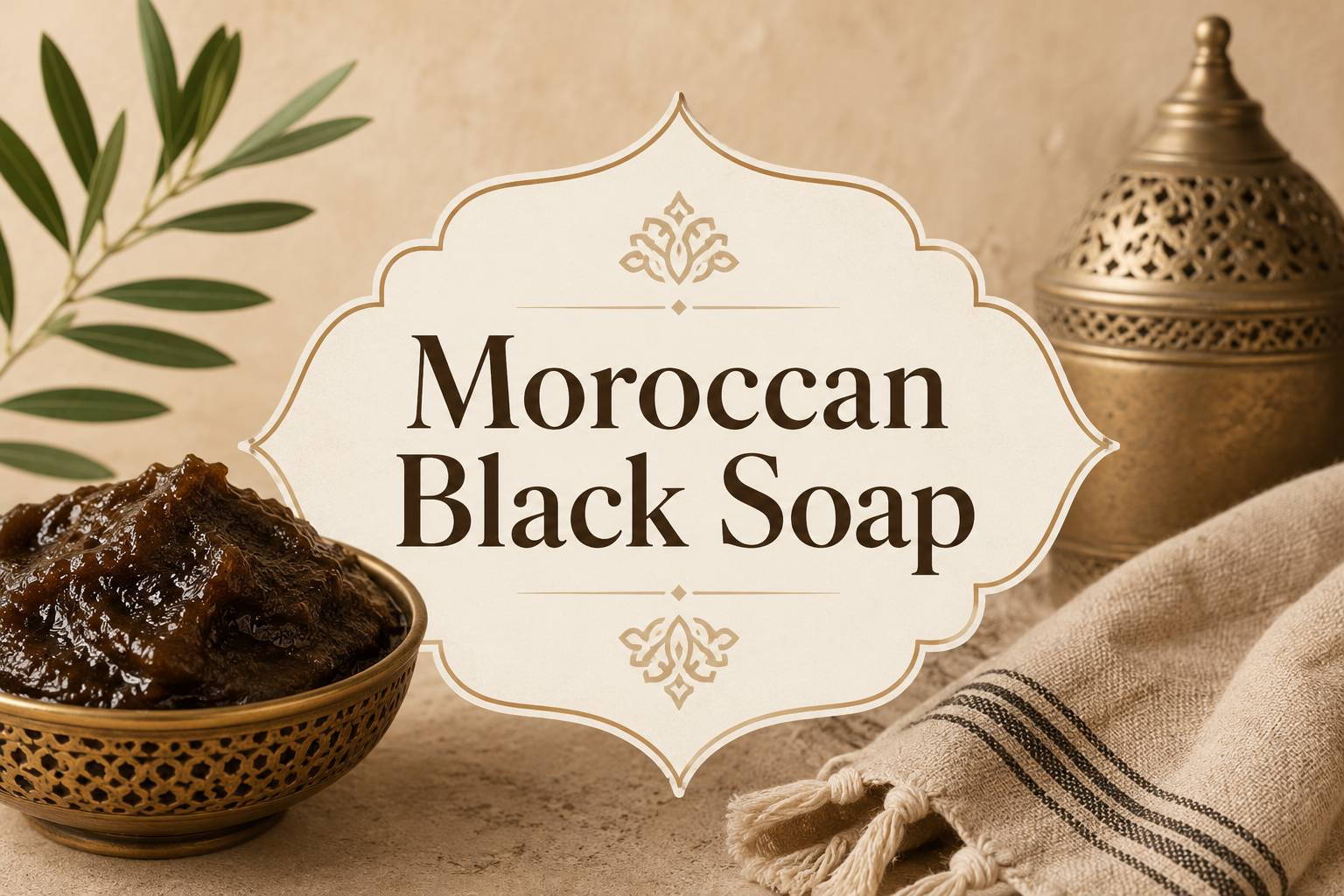 Authentic Black Soap from Morocco – Premium Beldi Soap
